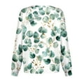 thumbnail image 3 of SAATLERI Womens Scrub Jacket Plus Size Nurse Jacket Floral Print Long Sleeve Scrub Tops Button up Working Nurses Uniform, 3 of 3