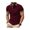Wine, variant on KLHDSF Men's Polo Shirts Short Sleeve Cotton Pique Classic Shirts Soft, Lightweight, Breathable, Moisture Wicking, Casual, Work, Golf, Summer, Daily Wear Army Green L