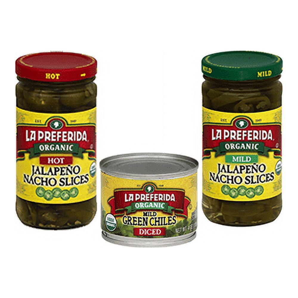 La Preferida Organic Jalapeno Nacho Slices, Mild , 11.5 OZ, 6-Pack