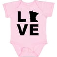 thumbnail image 3 of Inktastic Love Minnesota Boys or Girls Baby Bodysuit, 3 of 5