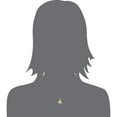 thumbnail image 5 of 14k Yellow Gold, Best Friends Sharing Puzzle 2 Pieces Pendant Charms Laser Engraved 15mm with 20" Dainty Neck Chain, 5 of 7