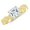 yellow-gold, variant on Platinum 1.25 Carat LAB GROWN IGI CERTIFIED DIAMOND Vintage Eternity Love Twisting Split Shank Princess Cut Diamond Engagement Ring With Milgrain (I-J Color SI1-SI2 Clarity 0.75 Ct Center)