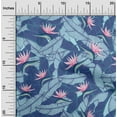 thumbnail image 1 of oneOone Cotton Flex Light Pink Fabric Leaves & Lotus Sewing Material Print Fabric By The Yard 40 Inch Wide, 1 of 4