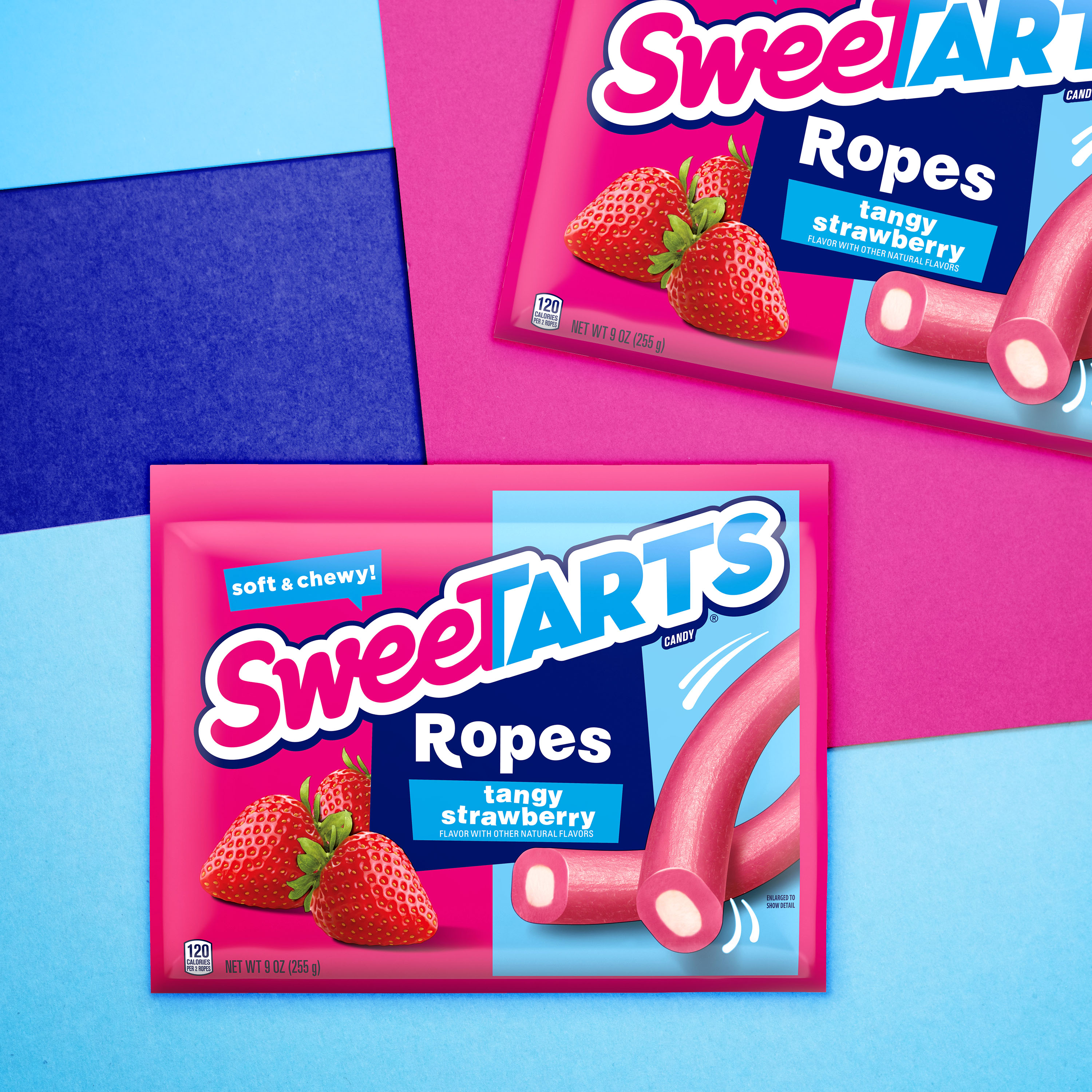 SweeTARTs Soft  Chewy Ropes Tangy Strawberry Candy, oz