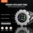 thumbnail image 2 of VEVOR Vibrating Foam Roller, 5-Speed Electric Massage Roller, 16" Rechargeable Muscle Roller with 3 Vibration Modes, High Density EVA Foam Massager for Deep Tissue,Back Pain Relief,Exercise Recovery, 2 of 9