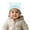l#Sky Blue525, variant on CAIVO Cute Embroidered Cat Knit Hat Kids Winter Warm With Ear Soft Yarn Cap Cold Weather Trendy Child Solid Color Clothing