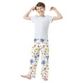thumbnail image 2 of FORMRS Boys Pajama Pants with Pockets Size 6-8Y Kids Lounge Sleep Bottoms, Tropical Rhythm, 2 of 8