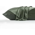 thumbnail image 6 of DISANGNI 100% Natural Mulberry Silk Pillow case for Hair and Skin with Hidden Zipper 22 Momme Both Sides Real Silk Pillow Case (1 pc Standard Size 20"x26", Green), 6 of 8