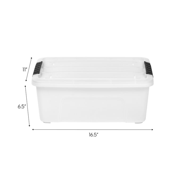 Stack & Pull Clear PP Plastic Storage Box with Handle - China Storage  Container and Storage Box price