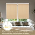 thumbnail image 5 of Vicllax Outdoor Patio Crank Sun Blocking Roller Shade Modern Style, Aluminum Casing, Fabric, 4'Wx8'H, 5 of 9
