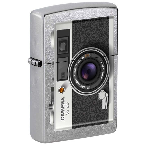 Zippo Lighter: 35mm Camera - Street Chrome 81318