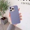 thumbnail image 1 of Fashion Soft Matte Solid Color Shockproof Phone Case for IPhone 14 Plus 13 12 11 Pro Max Silicone Back Cover for IPhone 13pro LXY, 1 of 7