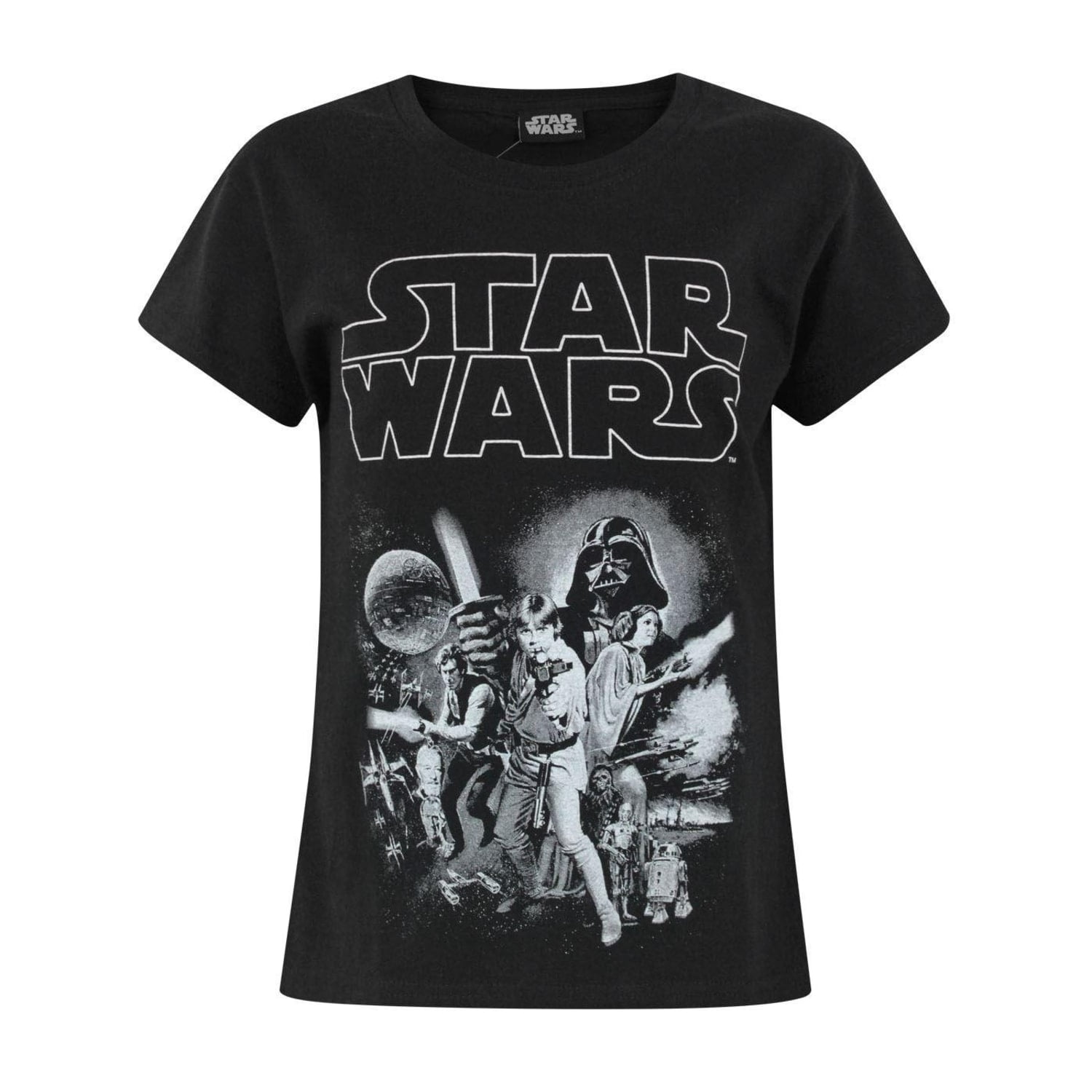 Star Wars Girls Classic Characters T Shirt Walmart