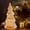 Yellow, variant on Todaioua Glass Christmas Tree Yellow Glowing Xmas Trees Home Decorations Tabletop Centerpiece Mantel Window Home Decor Battery Operated for Girlfriend Wife Mother