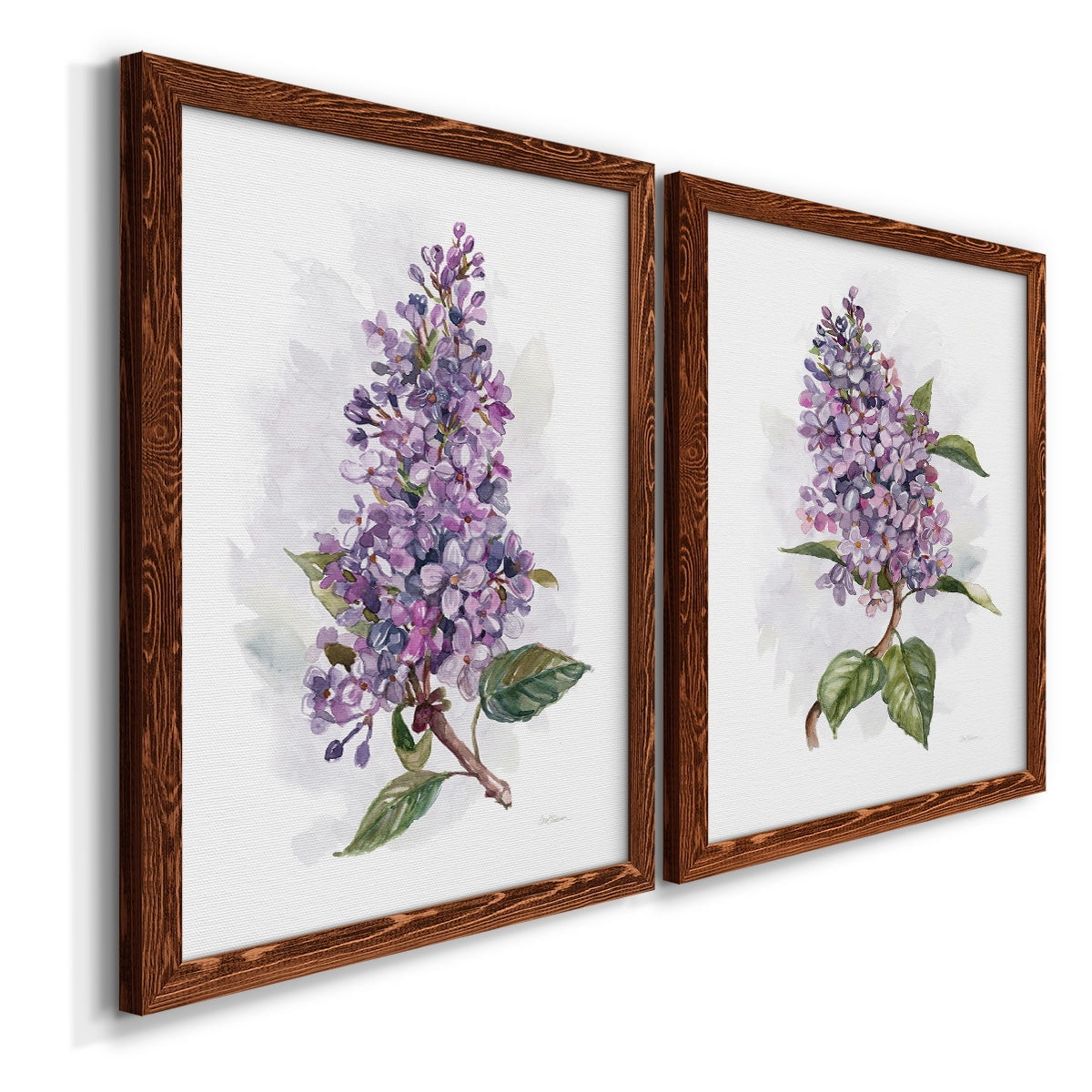 Awash in Lilac I - Premium Framed Canvas 2 Piece Set - Ready to Hang