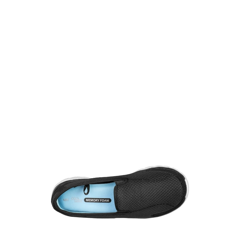 Athletic works women's medium and wide width knit slip on shoe store