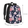 thumbnail image 2 of Sigee Rose Flowers for Simple large capacity backpack Travel Laptop Backpack, Business for Travel and Daily Use, 2 of 9