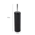 thumbnail image 5 of Bath Bliss Modern Stainless Steel Toilet Brush with Removable Liner in Black, 5 of 5