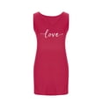 thumbnail image 5 of Busydd Women Dresses Casual V Neck Sleeveless Sleep Dress Fashion Love Print Summer Dress S, 5 of 5