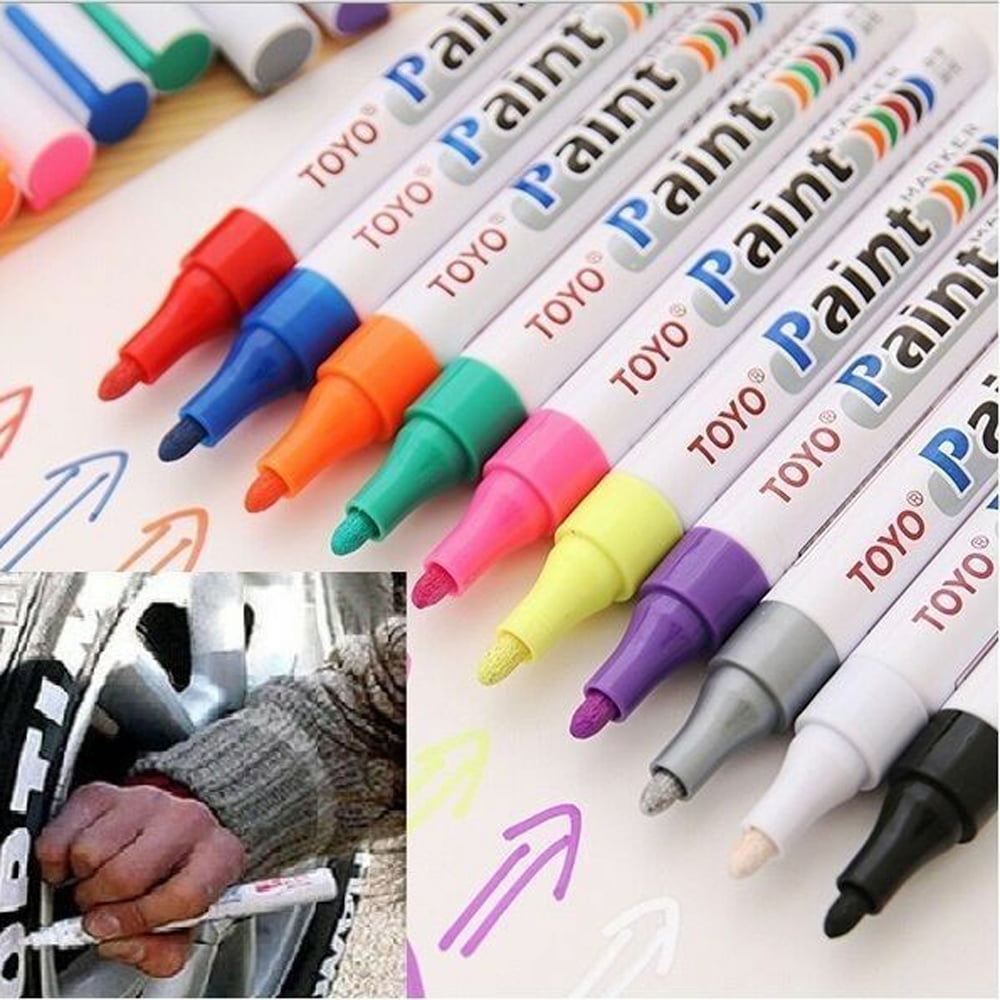 80 Pen Paint Markers Permanent Marker Art Paint Pens Rock Glass Pebbles Twin Tip 