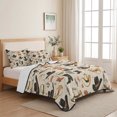 thumbnail image 5 of Queen Quilt Set 90''x96'', Western Cowboy Lightweight Summer Bedspread Coverlet Set with 2 Pillow Shams, Country Vintage Art Boots Desert Breathable All Season Quilt Bedding for Bedroom/Guest Room, 5 of 9