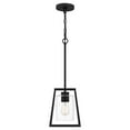 thumbnail image 6 of PRC1508MBK Quoizel Lighting Prescott - 1 Light Small Mini Pendant In Transitional Style-24 Inches Tall and 8 Inches Wide-Matte Black Finish, 6 of 8