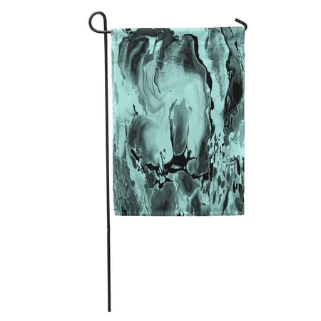 SIDONKU Water Marble Liquid Paint Pattern Abstract Colorful in Ebru Garden Flag Decorative Flag House Banner 12x18 inch