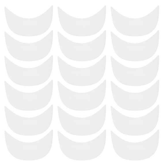 WEUVEB 20Pcs Baseball Cap Visor Inserts Plastic Shapers for Hat Brim Replacement and Sun Accessories