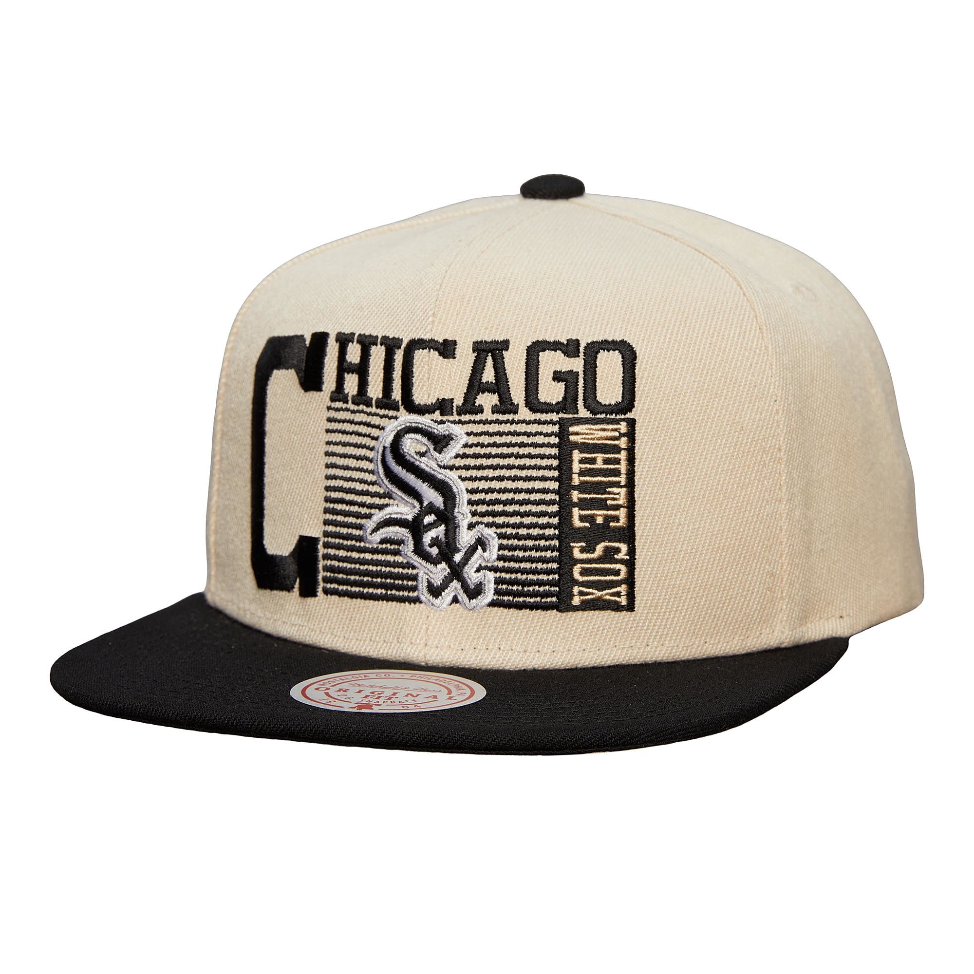 Mitchell & Ness Chicago White Sox Cooperstown Away Snapback Hat - Gray