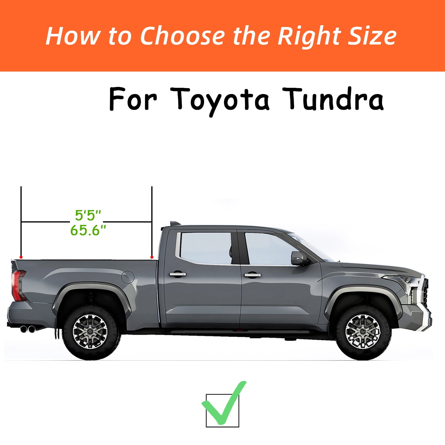 Retractable Hard Tonneau Cover Fits 2014-2025 Toyota Tundra 5'6" (66.7”) Truck Bed Matte Black Aluminum Low Profile Waterproof Off Road (Retractable, Matte Black, Manual Retract)
