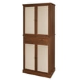 thumbnail image 3 of 72" Kitchen Pantry Cabinet, Tall Pantry Storage Cabinet with 4 Doors and 4 Adjustable Shelves, Pantry Cupboard Cabinet for Kitchen, Dining Room, Living Room, 3 of 7