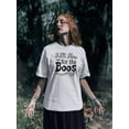 thumbnail image 2 of I'm Here For The Boos. T-Shirt Women -Image by Shutterstock, Female Large, 2 of 4