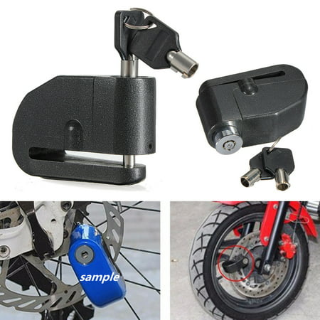 Disc Brake Motorcycle Lock W/ Loud Alarm Anti Theft Security For Scooter Bike