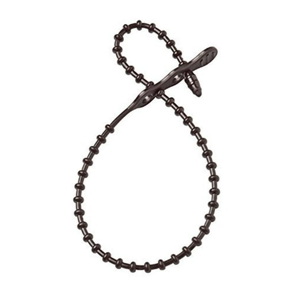 GB Gardner Bender 46-8BEADBK Beaded Cable Tie 40 Count