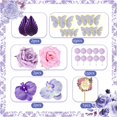 thumbnail image 2 of Decoración para tartas SDIDVIEXPERT Flower con forma de flor, 27 unidades, 2 of 8