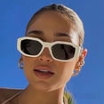 thumbnail image 3 of Gafas de Sol FEISEDY Retro a la Moda Rectangulares Vintage B2322, 3 of 8