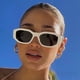 thumbnail image 3 of Gafas de Sol FEISEDY Retro a la Moda Rectangulares Vintage B2322, 3 of 8