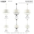 thumbnail image 4 of Livex Lighting - Ridgecrest - 4 Light Pendant in New Traditional Style - 18, 4 of 9