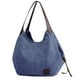 thumbnail image 1 of DOURR Bolso de hombro con múltiples bolsillos para mujer, bolso de mano de lona de algodón a la moda, 1 of 5