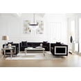 thumbnail image 2 of Delilah Upholstered Living Room Set Black, 2 of 5