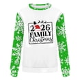 thumbnail image 5 of PNTUTB 2026 Womens Christmas Print Crew Neck Long Sleeve Hoodless Pullover Loose Casual Sweatshirts, 5 of 6