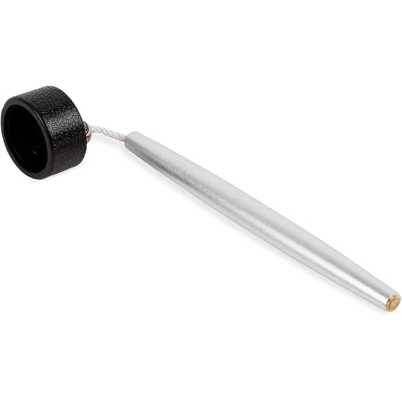 Cru5h Billiards Pool Chalk Holder - Aluminum Circle Cue Chalk Holder, Custom Crafted Billiards Chalk Holder, Portable Billiards Pool Accessories for Taom v10 Chalk, Taom Pyro & Generic Chalk (Silver)