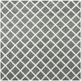 thumbnail image 6 of SAFAVIEH Chatham Jahn Geometric Wool Area Rug, Dark Grey/Ivory, 7' x 7' Round, 6 of 10