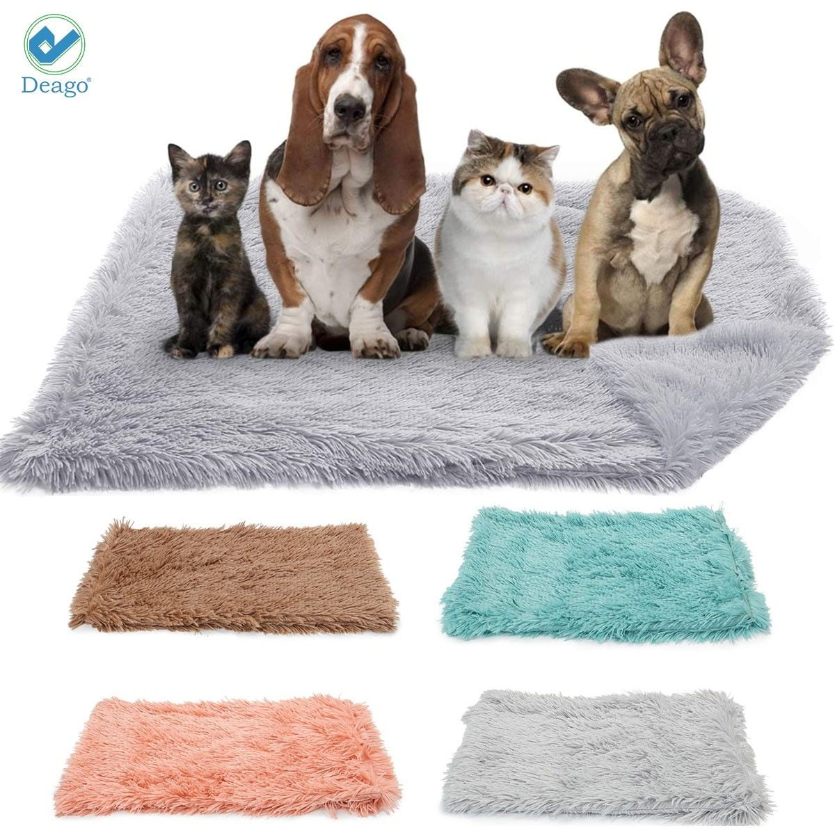 Pet Dog Cat Blanket Fleece Mat Cover Animal Large Dog Cat Soft Bed Pup Pad 