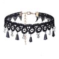 thumbnail image 1 of Collar De Encaje Negro Gargantilla De Vampiro Gótico Joyas De Estilo Victoriano Para Mujeres Y Niñas En La Fiesta De Halloween. Afortunado Sencillez, 1 of 4