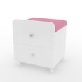 thumbnail image 2 of Kojooin Tabouret de Coiffeuse Moderne avec Tiroir de Rangement, Chaise de Coiffeuse Rembourrée sur Roulettes, 2 of 7