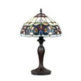 thumbnail image 2 of Chloe Lighting Victorian 1-Light Glass Resin Serenity Table Lamp in Dark Bronze, 2 of 5