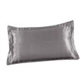 thumbnail image 1 of Funda de almohada de ropa de cama Zulema Fundas de almohada de seda de color sólido 20x30 pulgadas, 1 of 5