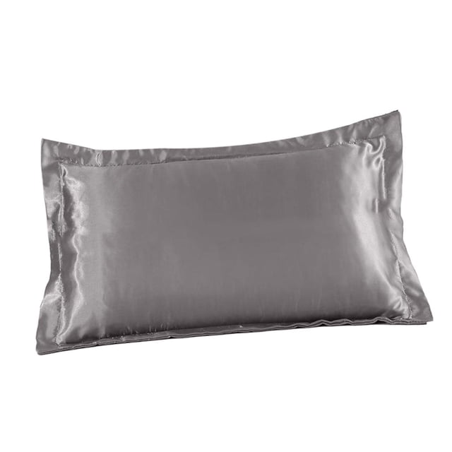 Funda de almohada de ropa de cama Zulema Fundas de almohada de seda de color sólido 20x30 pulgadas