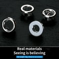 thumbnail image 4 of 6 Pieces Office Modern Style Insert Round Plastic Cap Sink Overflow Cover Rings with Filter Kitchen Bathroom Basin Hole Insert Cap Covers Drain Lid Mesh, 4 of 7